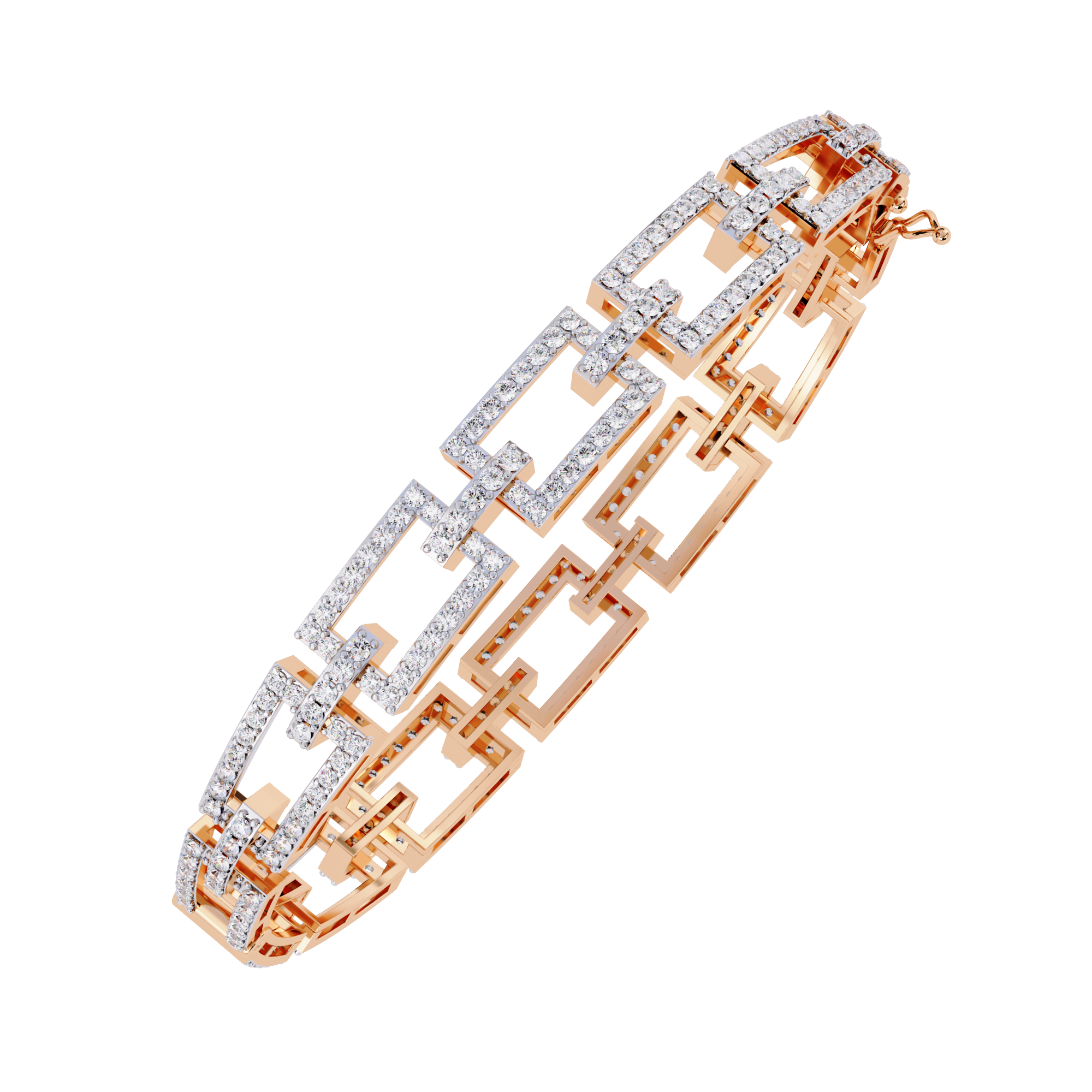 Solitairekart 2.31ct Grand Natural Diamond Tennis Bracelet-HI Color, VS-SI Clarity